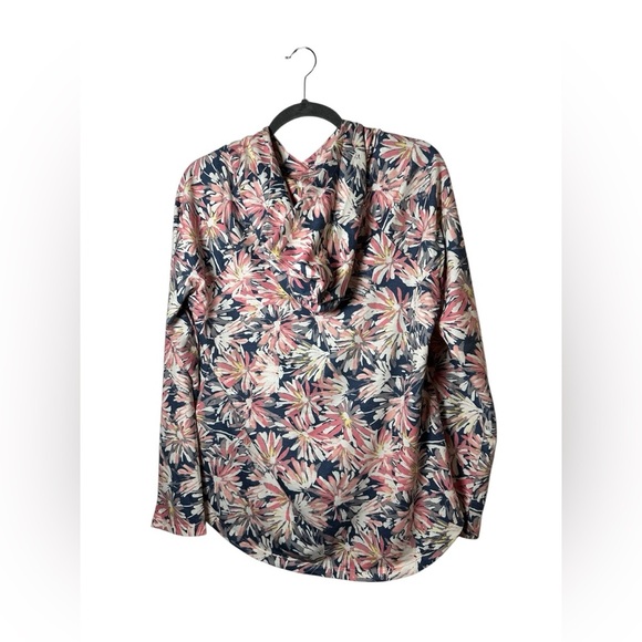 Christopher & Banks Floral Hoodie Pullover Sweatshirt Size Large - Picture 5 of 8